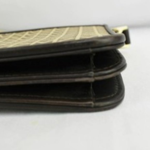 Michael Kors Whitney Vintage Crossbody Monogram Envelope Canvas - Picture 4 of 8